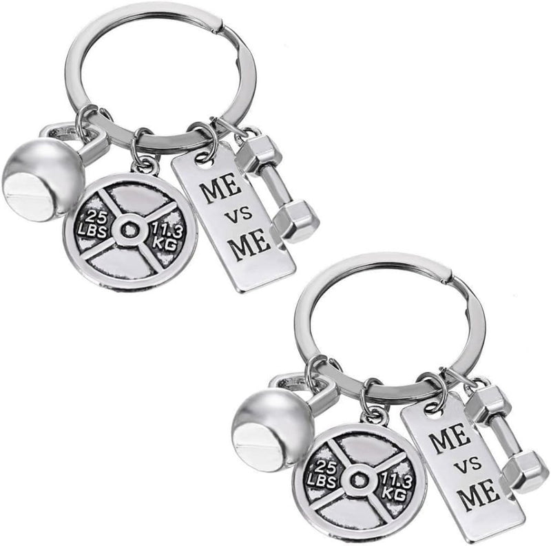 Load image into Gallery viewer, Fitness sleutelhangers set van 2 met sportbedels - happygetfit.com
