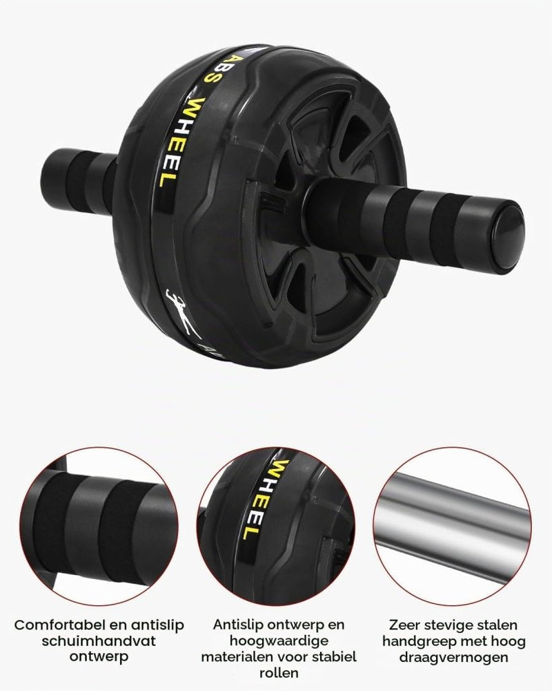 Załaduj obraz do przeglądarki galerii, Fitness trainingsset 6-in-1 met ab roller springtouw en push-up bars – fitness set – buikspiertrainer - happygetfit.com

