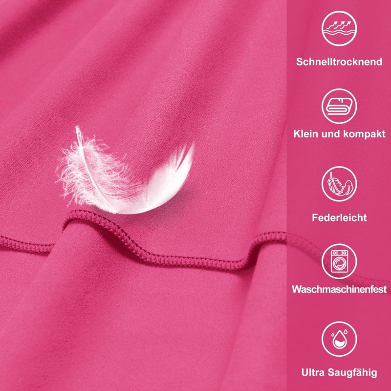 Laden Sie das Bild in Galerie -Viewer, Fitnesshanddoek Microvezel 120x50 cm Sneldrogend met Ritsvak – Sporthanddoek – Reishanddoek - happygetfit.com
