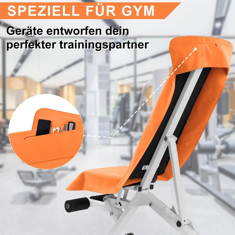 Laden Sie das Bild in Galerie -Viewer, Fitnesshanddoek Microvezel 120x50 cm Sneldrogend met Ritsvak – Sporthanddoek – Reishanddoek - happygetfit.com
