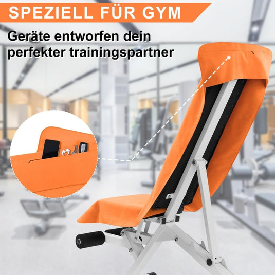 Fitnesshanddoek Microvezel 120x50 cm Sneldrogend met Ritsvak – Sporthanddoek – Reishanddoek - happygetfit.com