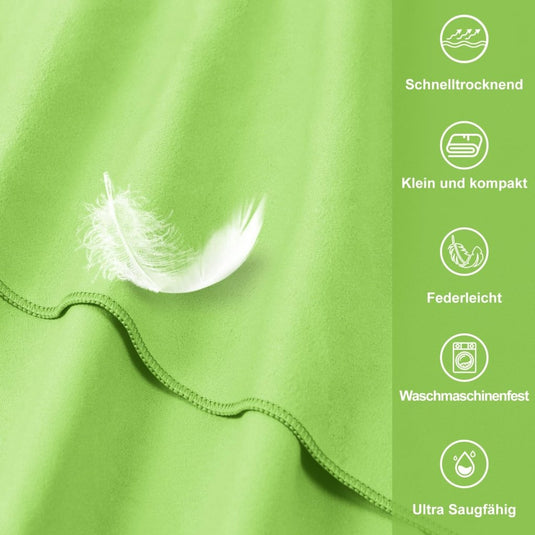 Fitnesshanddoek Microvezel 120x50 cm Sneldrogend met Ritsvak – Sporthanddoek – Reishanddoek - happygetfit.com