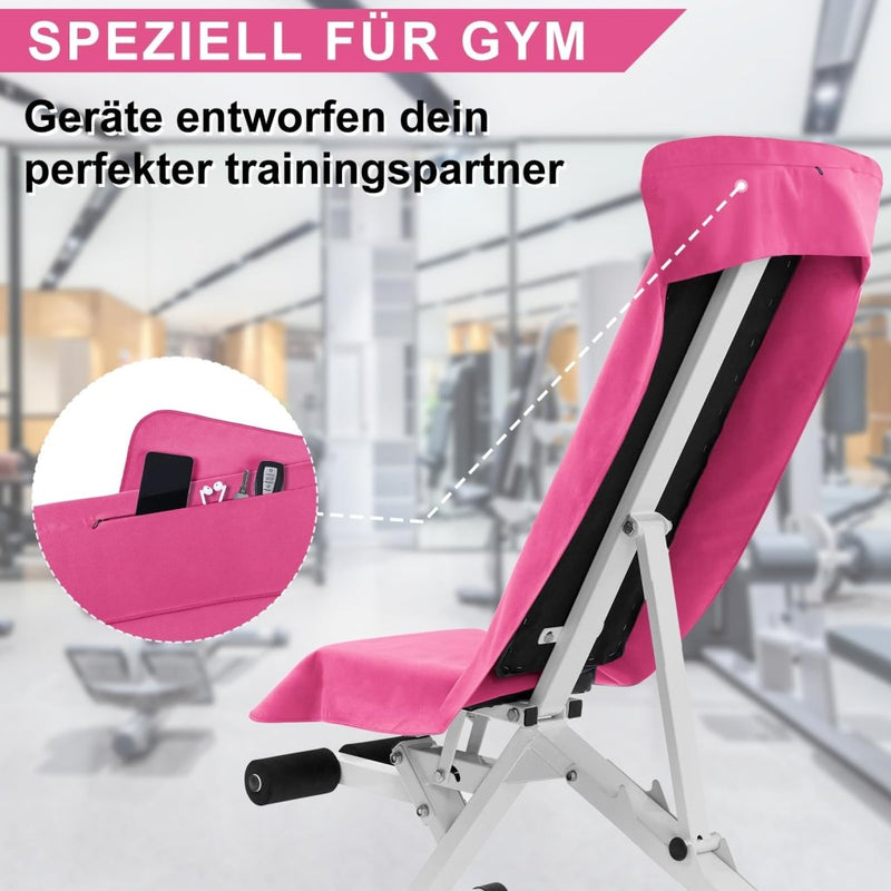 Laden Sie das Bild in Galerie -Viewer, Fitnesshanddoek Microvezel 120x50 cm Sneldrogend met Ritsvak – Sporthanddoek – Reishanddoek - happygetfit.com
