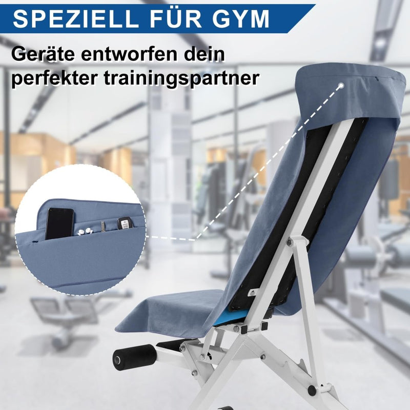 Laden Sie das Bild in Galerie -Viewer, Fitnesshanddoek Microvezel 120x50 cm Sneldrogend met Ritsvak – Sporthanddoek – Reishanddoek - happygetfit.com
