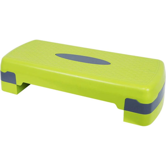 Fitvids Aerobic Step Platform Trainer with Adjustable 2-Level Risers, 400 Pound Weight Capacity – Non-Slip Exercise Stepper - happygetfit.com