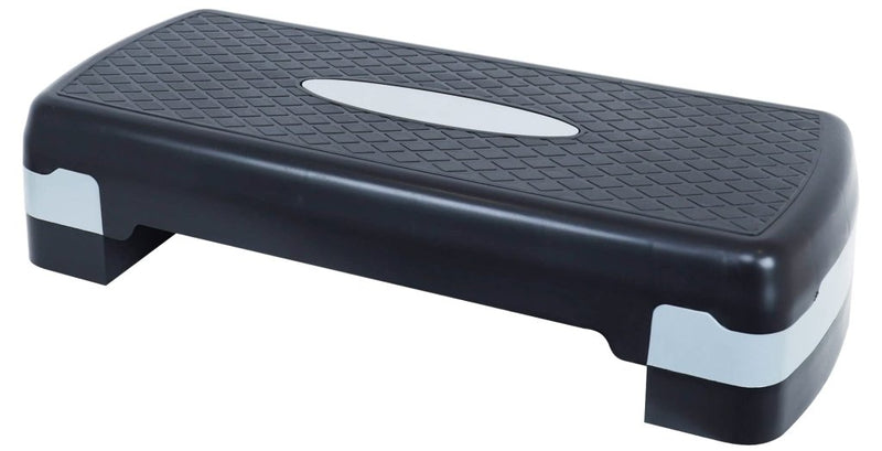 Laad afbeelding in Galerijviewer, Fitvids Aerobic Step Platform Trainer with Adjustable 2-Level Risers, 400 Pound Weight Capacity – Non-Slip Exercise Stepper - happygetfit.com
