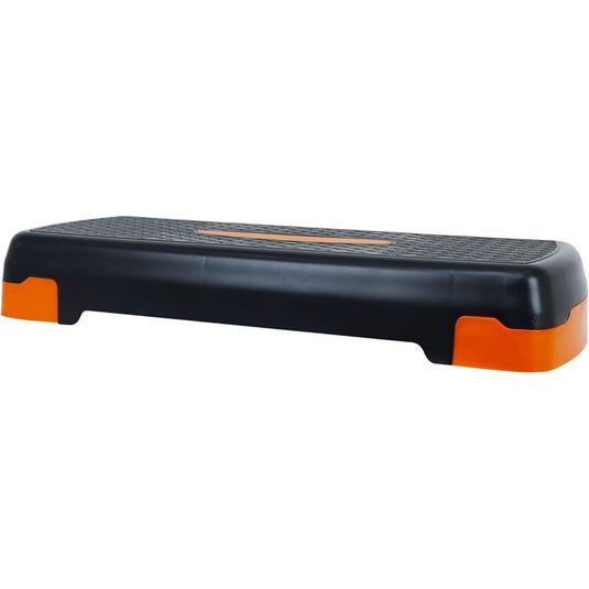 Fitvids Aerobic Step Platform Trainer with Adjustable 2-Level Risers, 400 Pound Weight Capacity – Non-Slip Exercise Stepper - happygetfit.com