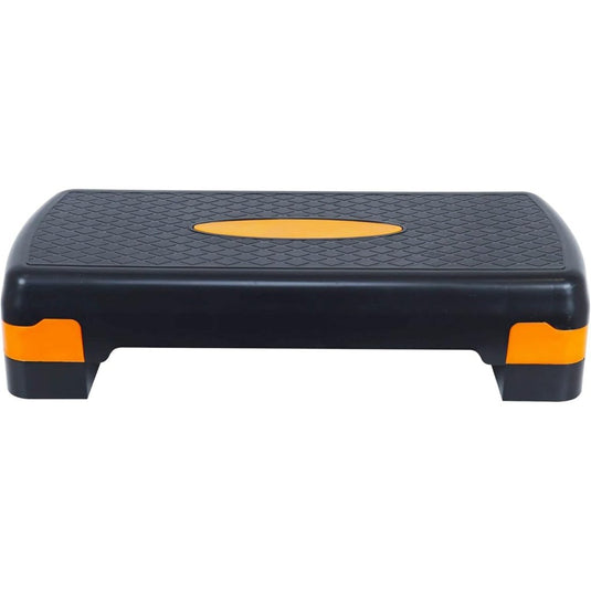 Fitvids Aerobic Step Platform Trainer with Adjustable 2-Level Risers, 400 Pound Weight Capacity – Non-Slip Exercise Stepper - happygetfit.com