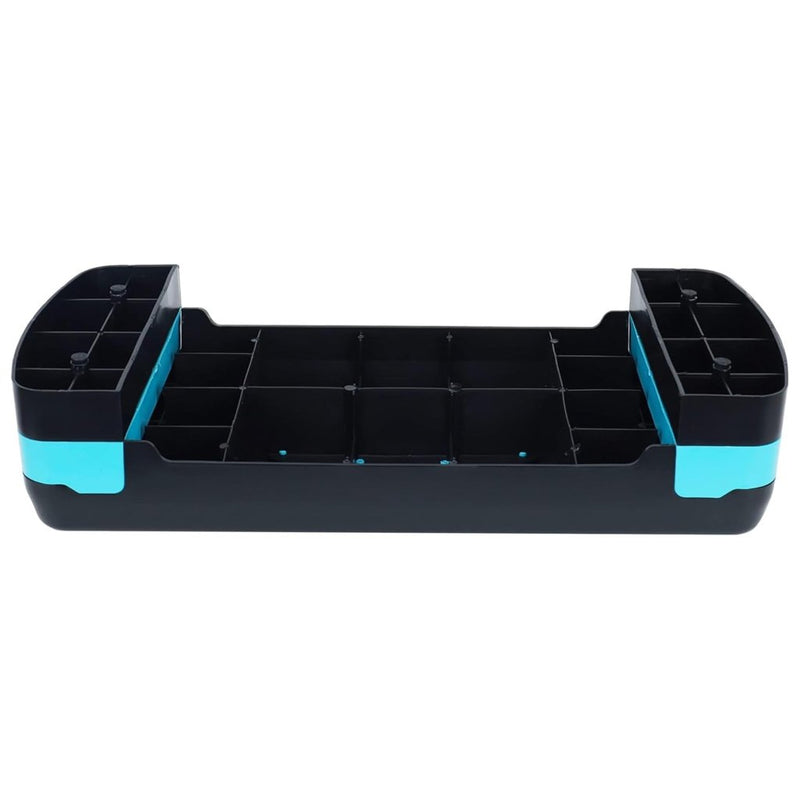 Laad afbeelding in Galerijviewer, Fitvids Aerobic Step Platform Trainer with Adjustable 2-Level Risers, 400 Pound Weight Capacity – Non-Slip Exercise Stepper - happygetfit.com
