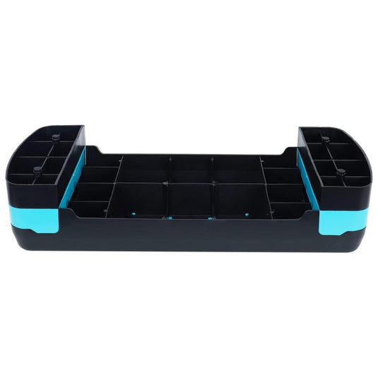 Fitvids Aerobic Step Platform Trainer with Adjustable 2-Level Risers, 400 Pound Weight Capacity – Non-Slip Exercise Stepper - happygetfit.com