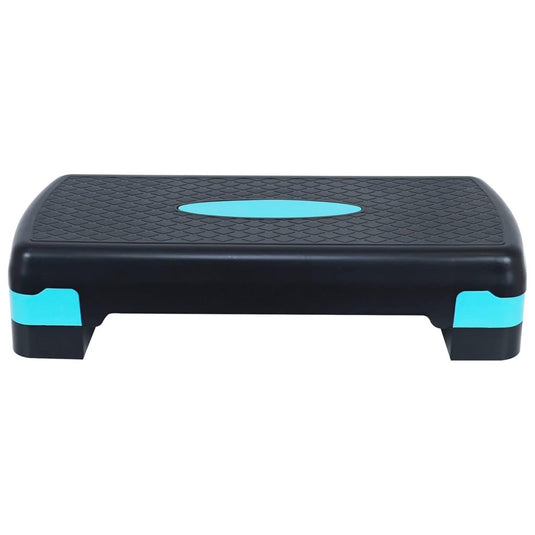 Fitvids Aerobic Step Platform Trainer with Adjustable 2-Level Risers, 400 Pound Weight Capacity – Non-Slip Exercise Stepper - happygetfit.com