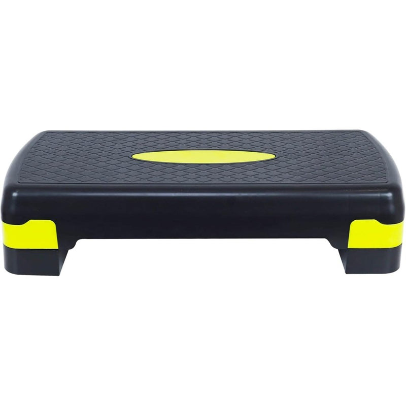 Laad afbeelding in Galerijviewer, Fitvids Aerobic Step Platform Trainer with Adjustable 2-Level Risers, 400 Pound Weight Capacity – Non-Slip Exercise Stepper - happygetfit.com
