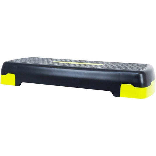 Fitvids Aerobic Step Platform Trainer with Adjustable 2-Level Risers, 400 Pound Weight Capacity – Non-Slip Exercise Stepper - happygetfit.com