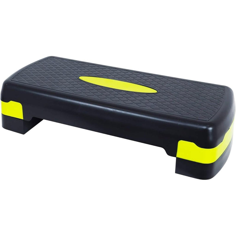 Laad afbeelding in Galerijviewer, Fitvids Aerobic Step Platform Trainer with Adjustable 2-Level Risers, 400 Pound Weight Capacity – Non-Slip Exercise Stepper - happygetfit.com
