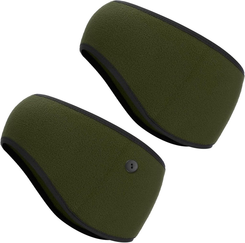 Carica l’immagine nel visualizzatore della galleria, Fleece oorwarmers 2 stuks – warme sporthoofdbanden – hardloop fiets accessoires - happygetfit.com

