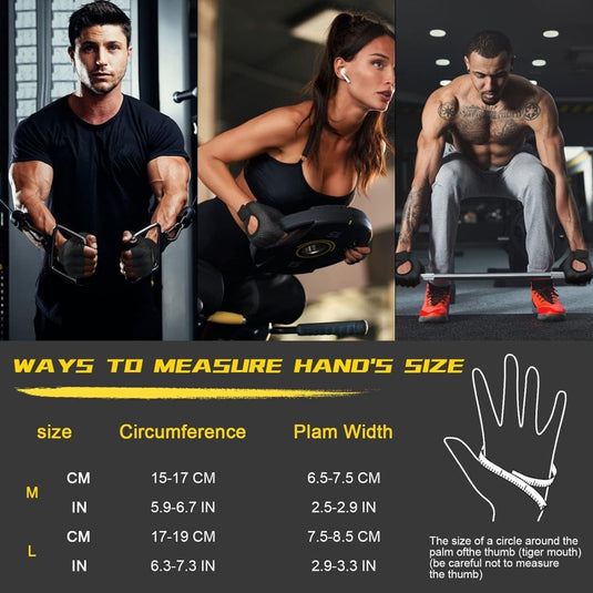 Flintronic Gymhandschoenen, Ademende Trainingshandschoenen met Microvezelstof, Antislip Siliconen Gewatteerde Handpalmbescherming en Extra Grip, voor Heren en Dames, Gewichtheffen/Crossfit/Fietsen - happygetfit.com