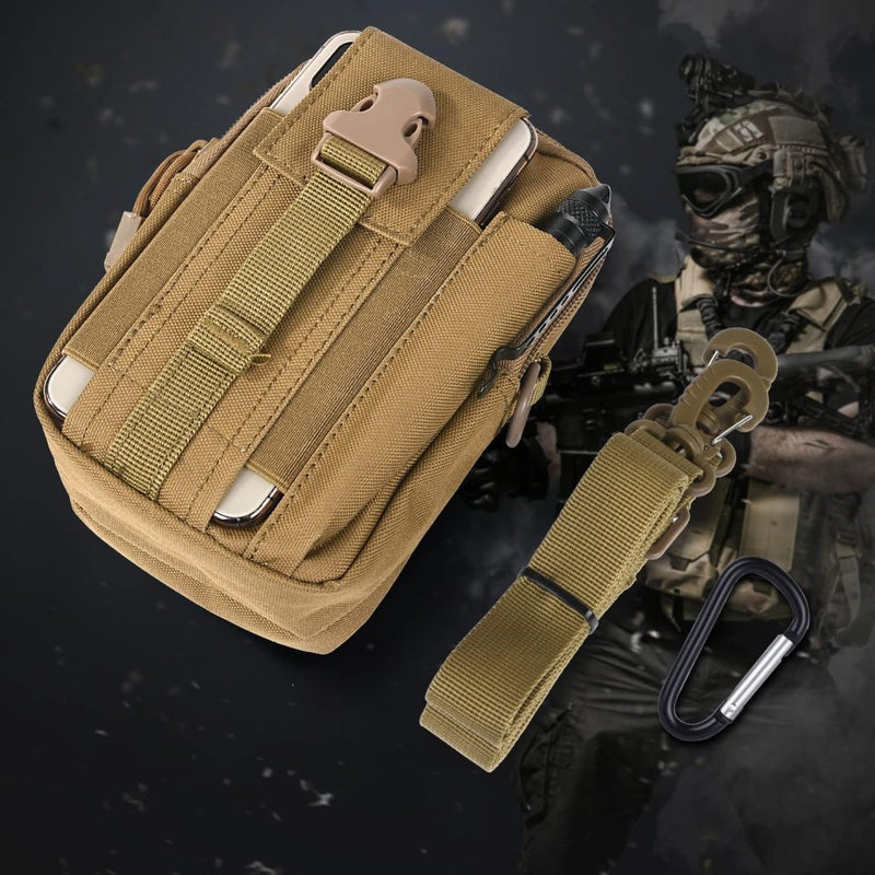 Laad afbeelding in Galerijviewer, flintronic Tactische Heuptassen, Molle EDC Pouch, Outdoor Heuptas+Haak, Utility Gadget Riemtas met Mobiele Telefoon Holster voor Sport, Wandelen, Kamperen, Reizen-Zwart - happygetfit.com
