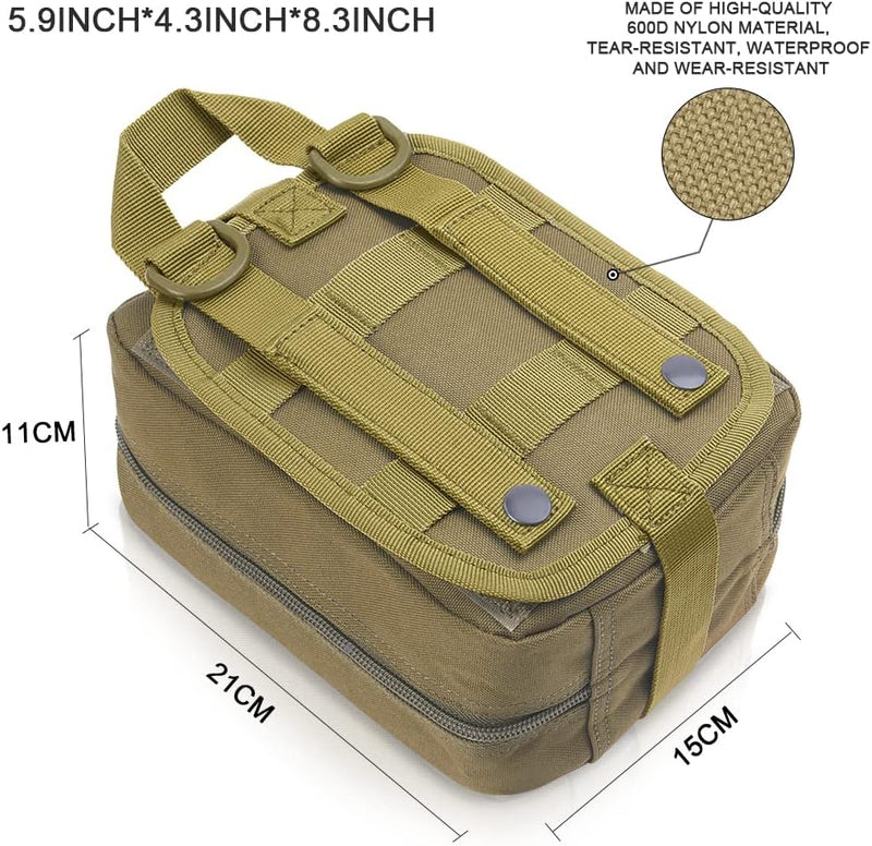 Laad afbeelding in Galerijviewer, flintronic Tactische Heuptassen, Molle EDC Pouch, Outdoor Heuptas+Haak, Utility Gadget Riemtas met Mobiele Telefoon Holster voor Sport, Wandelen, Kamperen, Reizen-Zwart - happygetfit.com

