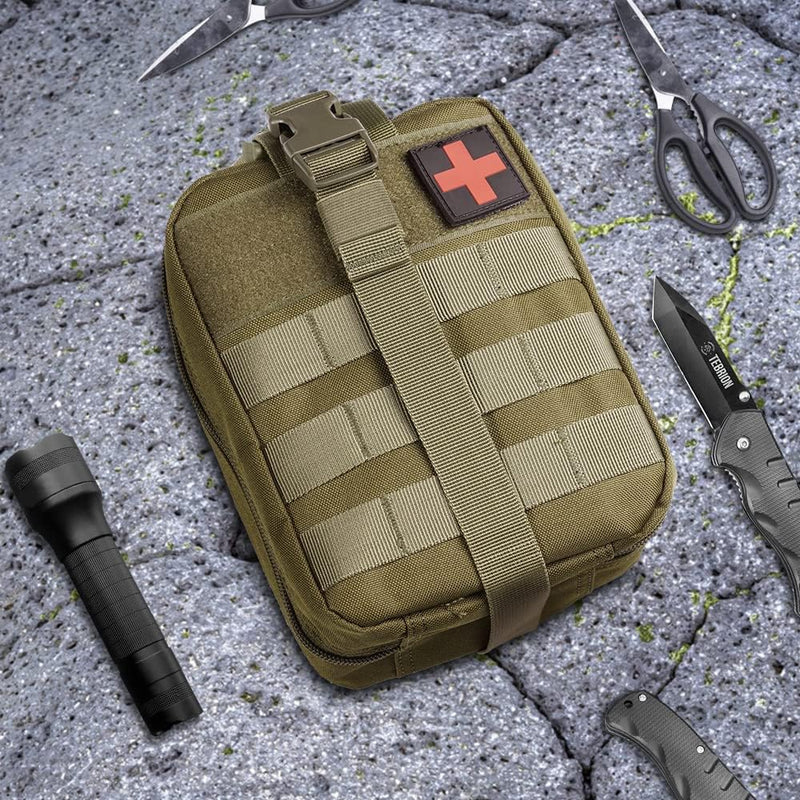 Laad afbeelding in Galerijviewer, flintronic Tactische Heuptassen, Molle EDC Pouch, Outdoor Heuptas+Haak, Utility Gadget Riemtas met Mobiele Telefoon Holster voor Sport, Wandelen, Kamperen, Reizen-Zwart - happygetfit.com

