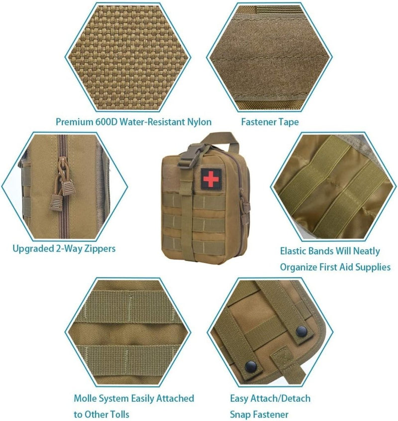 Laad afbeelding in Galerijviewer, flintronic Tactische Heuptassen, Molle EDC Pouch, Outdoor Heuptas+Haak, Utility Gadget Riemtas met Mobiele Telefoon Holster voor Sport, Wandelen, Kamperen, Reizen-Zwart - happygetfit.com
