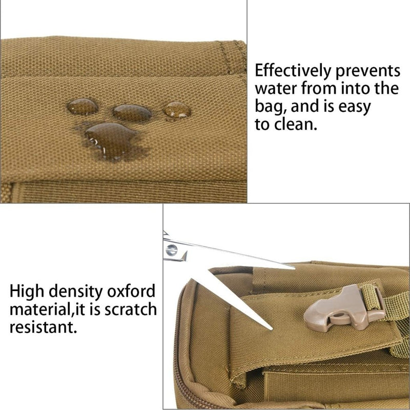 Laad afbeelding in Galerijviewer, flintronic Tactische Heuptassen, Molle EDC Pouch, Outdoor Heuptas+Haak, Utility Gadget Riemtas met Mobiele Telefoon Holster voor Sport, Wandelen, Kamperen, Reizen-Zwart - happygetfit.com
