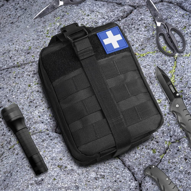 Laad afbeelding in Galerijviewer, flintronic Tactische Heuptassen, Molle EDC Pouch, Outdoor Heuptas+Haak, Utility Gadget Riemtas met Mobiele Telefoon Holster voor Sport, Wandelen, Kamperen, Reizen-Zwart - happygetfit.com
