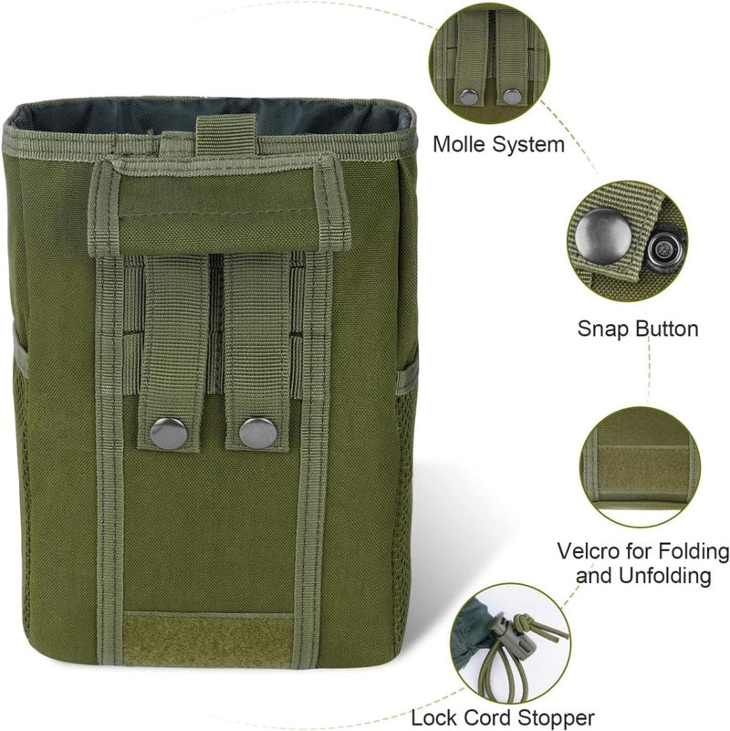 Laad afbeelding in Galerijviewer, flintronic Tactische Heuptassen, Molle EDC Pouch, Outdoor Heuptas+Haak, Utility Gadget Riemtas met Mobiele Telefoon Holster voor Sport, Wandelen, Kamperen, Reizen-Zwart - happygetfit.com

