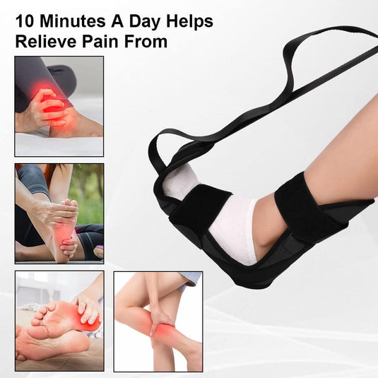 flintronic Yoga-stretchband, stretchband met 7 lussen, yoga stretchriem, zeer elastisch gymnastiekband met TPE-spanbanden, oefenlus voor het rekken van de beenspieren - happygetfit.com