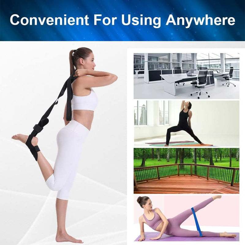 Load image into Gallery viewer, flintronic Yoga-stretchband, stretchband met 7 lussen, yoga stretchriem, zeer elastisch gymnastiekband met TPE-spanbanden, oefenlus voor het rekken van de beenspieren - happygetfit.com
