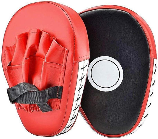 Focus pads boksen set van 2 zwart rood - happygetfit.com