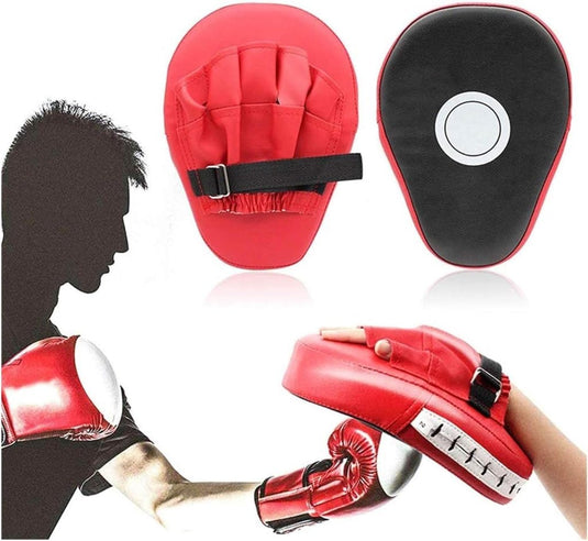 Focus pads boksen set van 2 zwart rood - happygetfit.com