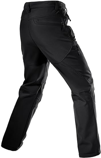 Laad afbeelding in Galerijviewer, Free Soldier Winterskibroek voor heren, waterdicht, winddicht, softshell, gevoerd met fleece, voor wandelen. - happygetfit.com
