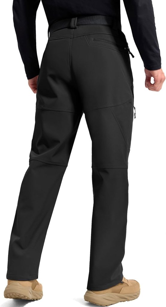 Laad afbeelding in Galerijviewer, Free Soldier Winterskibroek voor heren, waterdicht, winddicht, softshell, gevoerd met fleece, voor wandelen. - happygetfit.com

