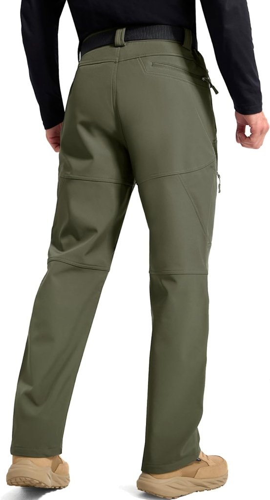 Laad afbeelding in Galerijviewer, Free Soldier Winterskibroek voor heren, waterdicht, winddicht, softshell, gevoerd met fleece, voor wandelen. - happygetfit.com
