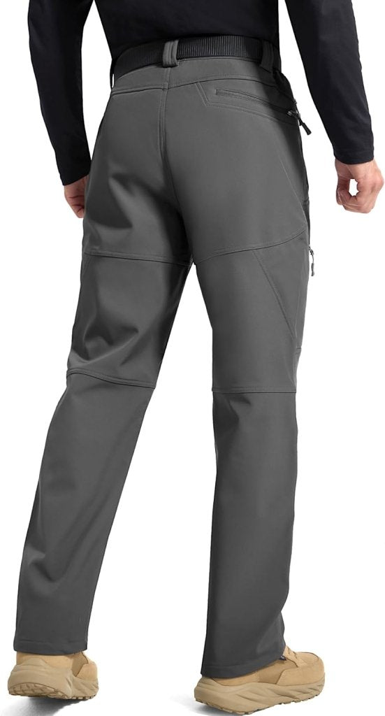 Laad afbeelding in Galerijviewer, Free Soldier Winterskibroek voor heren, waterdicht, winddicht, softshell, gevoerd met fleece, voor wandelen. - happygetfit.com
