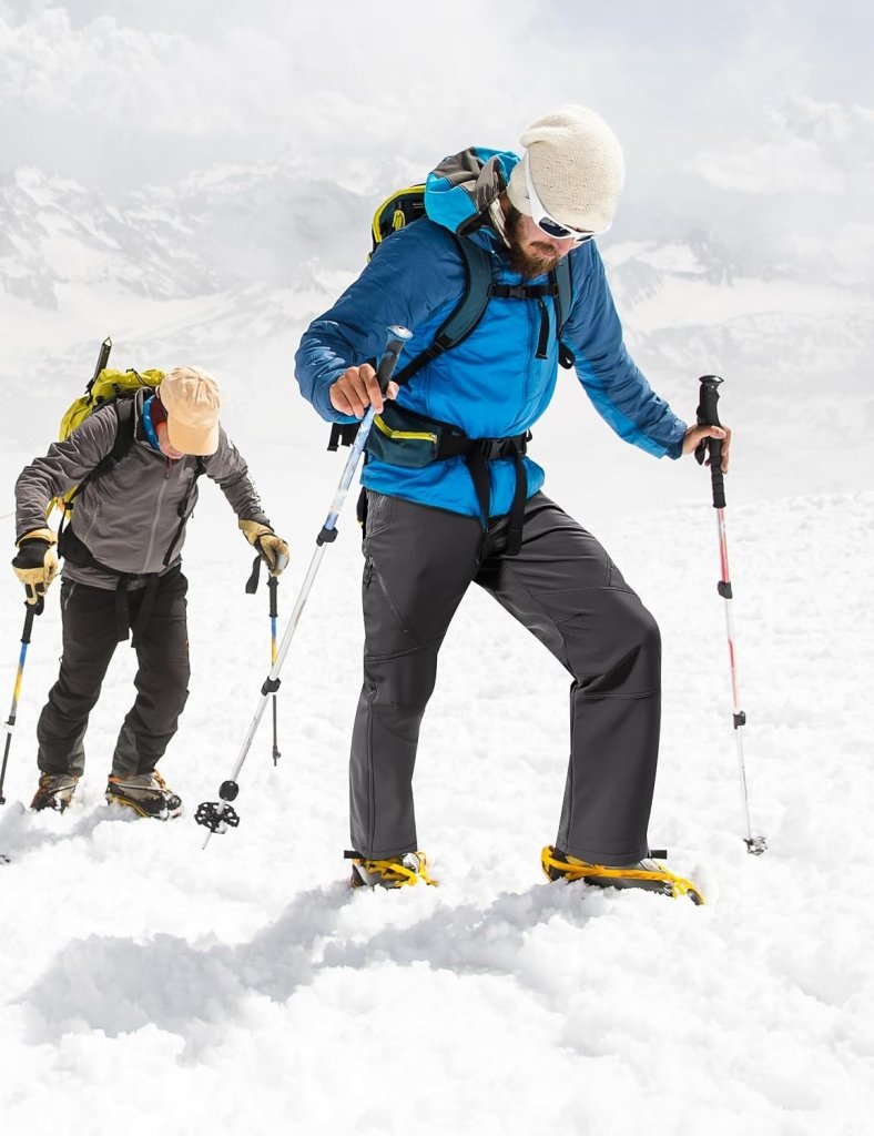 Laad afbeelding in Galerijviewer, Free Soldier Winterskibroek voor heren, waterdicht, winddicht, softshell, gevoerd met fleece, voor wandelen. - happygetfit.com
