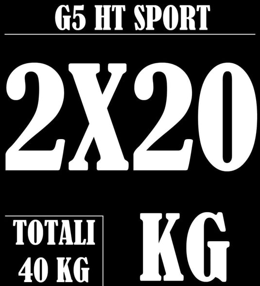 G5 HT SPORT Halterschijven van gietijzer, gatdiameter: 25 mm, voor sportschool en thuisgymnastiek, 0,5 tot 20 kg, voor halters en lange halters - happygetfit.com