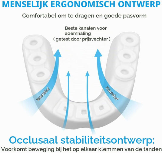 Gebitsbeschermers kinderen 2 stuks van schokabsorberend EVA met aanpasbare pasvorm en opbergdoos – bitje – boksmondbeschermer - happygetfit.com