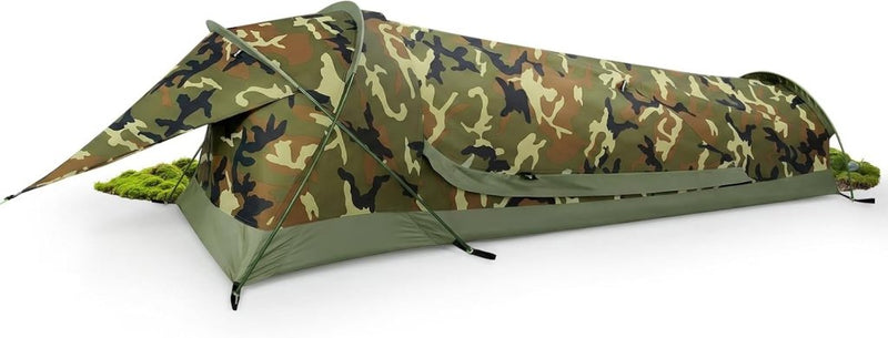Load image into Gallery viewer, GEERTOP Ultralight Single Person Bivy Tent for Camp Waterproof 1 Man Tent for Camping Hiking Backpacking Hunting Outdoor Survival Gear - Easy Set Up - happygetfit.com
