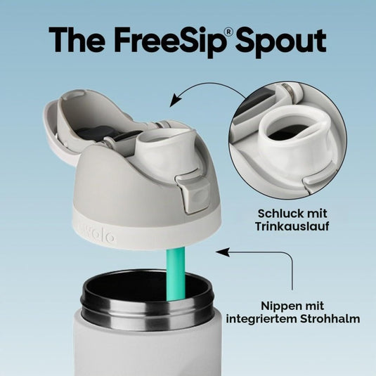 Geïsoleerde RVS drinkfles 710 ml met rietje en lekvrije dop – waterfles – thermosfles - happygetfit.com