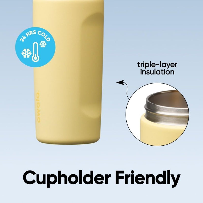 Laden Sie das Bild in Galerie -Viewer, Geïsoleerde RVS drinkfles 710 ml met rietje en lekvrije dop – waterfles – thermosfles - happygetfit.com
