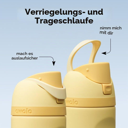 Geïsoleerde RVS drinkfles 710 ml met rietje en lekvrije dop – waterfles – thermosfles - happygetfit.com