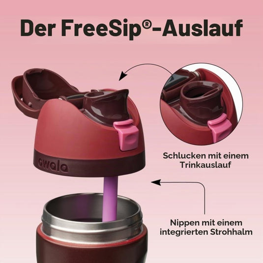 Geïsoleerde RVS drinkfles 710 ml met rietje en lekvrije dop – waterfles – thermosfles - happygetfit.com
