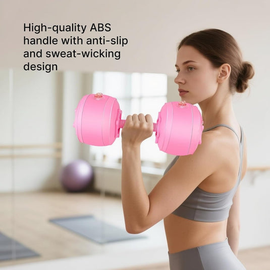 gewichten set 6/8/16kg 2 in 1 halters verstelbaar, halterset fitness, Water Dumbbells, travel dumbebll - happygetfit.com