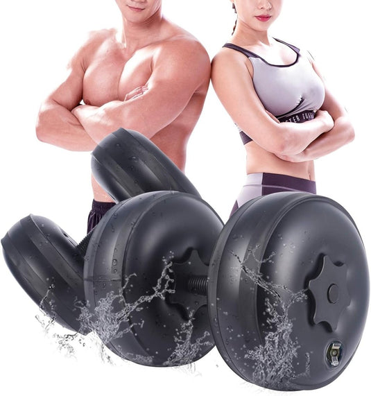 gewichten set 6/8/16kg 2 in 1 halters verstelbaar, halterset fitness, Water Dumbbells, travel dumbebll - happygetfit.com