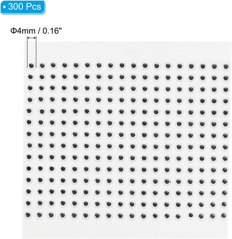 Laad afbeelding in Galerijviewer, Glow in the dark 3D visoog stickers 3 mm (300 stuks) - Lichtgevende kunstaas ogen - Vliegbinden &amp; visgerei accessoires - happygetfit.com
