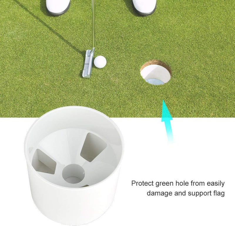 Laad afbeelding in Galerijviewer, Golf putting hole cup van kunststof 10,8 cm voor tuin en oefengreen – golfhole – putttraining - happygetfit.com
