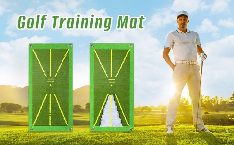 Laad afbeelding in Galerijviewer, Golf trainingsmat voor Swing Detection Batting Analysis Swing Path and Correct Hitting Houding Golf Practice Mat, 25 x 50 cm, professionele golfoefenmat golfoefenapparaat voor binnen en buiten - happygetfit.com
