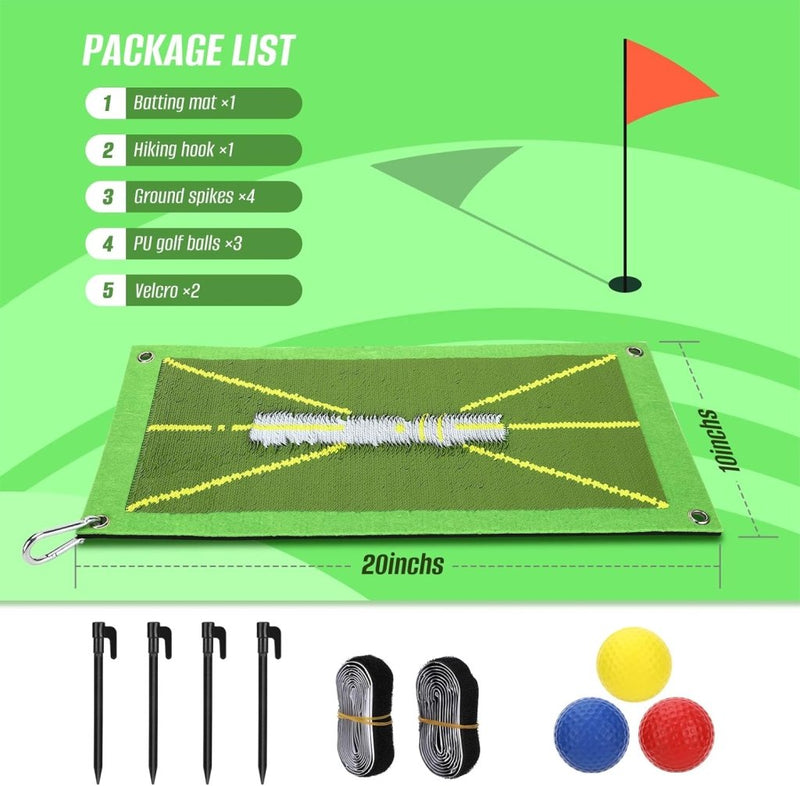 Laad afbeelding in Galerijviewer, Golf trainingsmat voor Swing Detection Batting Analysis Swing Path and Correct Hitting Houding Golf Practice Mat, 25 x 50 cm, professionele golfoefenmat golfoefenapparaat voor binnen en buiten - happygetfit.com
