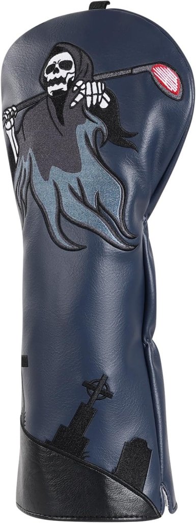 Załaduj obraz do przeglądarki galerii, Golfclub beschermhoes van kunstleer met camouflage borduurwerk voor drivers tot 460cc – golfclubhoes – driverbescherming - happygetfit.com
